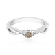 Anello in argento con Diamante Champagne I3