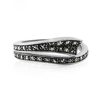 Anello in argento con Marcassite