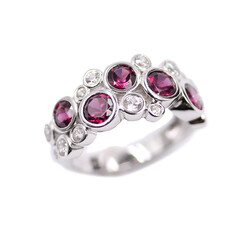 Anello in argento con Granato Tocantin