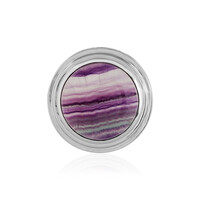 Ciondolo in argento con Fluorite