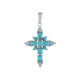 Ciondolo in argento con Turchese Sleeping Beauty