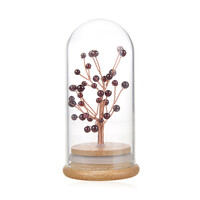 Accessorio in ottone con Granato