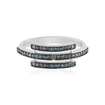 Anello in oro con Diamante Blu I2 (KM by Juwelo)