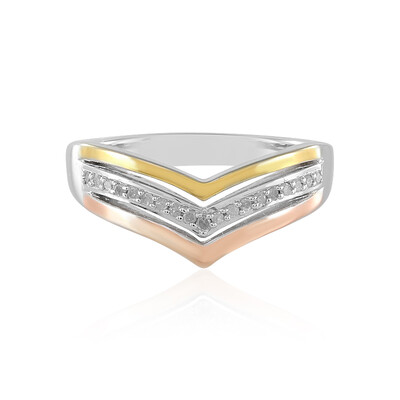 Anello in argento con Diamante I3 (J)