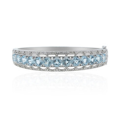 Bracciale in argento con Topazio Blu Cielo