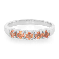 Anello in argento con Rubino Tramonto