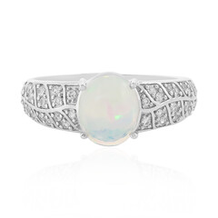 Anello in argento con Opale di Welo