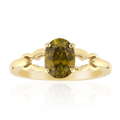 Anello in oro con Sfalerite Bulgara