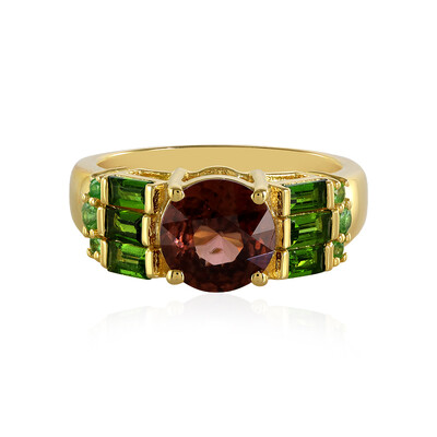 Anello in argento con Zircone Mogano (Adela Silber)