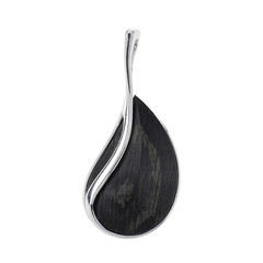 Ciondolo in argento con Quercia Nera