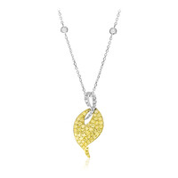 Collana in oro con Diamante Giallo SI2 (CIRARI)