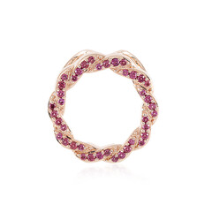 Ciondolo in argento con Rodolite