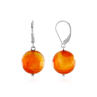 Orecchini in argento con Corniola