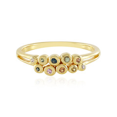 Anello in argento con Zaffiro Rosa