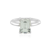 Anello in argento con Ametista Verde