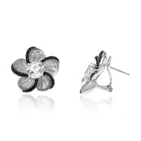 Orecchini in argento con Topazio Bianco (Dallas Prince Designs)