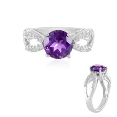 Anello in argento con Ametista