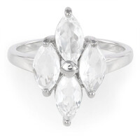 Anello in argento con Berillo Himalayano