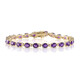Bracciale in argento con Ametista Zambiana
