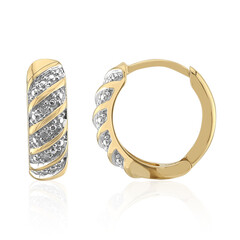Orecchini in argento con Diamante I3 (I)