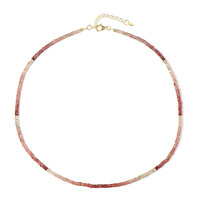 Collana in argento con Andalusite