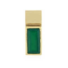 Ciondolo in argento con Onice Verde