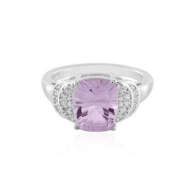 Anello in argento con Ametista Rose de France