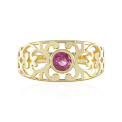 Anello in argento con Zaffiro Rosa del Madagascar