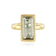 Anello in argento con Ametista Verde