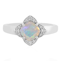 Anello in argento con Opale di Welo
