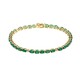 Bracciale in oro con Smeraldo Zambia AAA