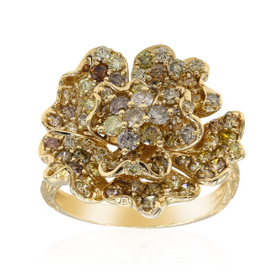 Anello in oro con Diamante Fancy SI2 (CIRARI)