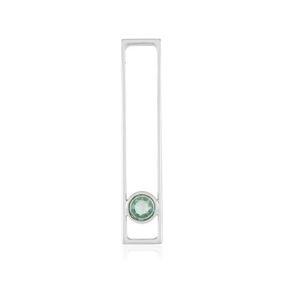 Ciondolo in argento con Smeraldo Russo (MONOSONO COLLECTION)