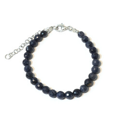 Bracciale in argento con Zaffiro Blu