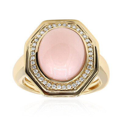 Anello in oro con Opale Rosa (CIRARI)