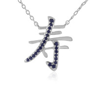 Collana in argento con Zaffiro Blu - Longevità