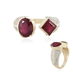 Anello in oro con Rubino del Madagascar (de Melo)