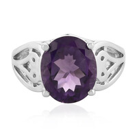 Anello in argento con Ametista del Madagascar