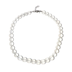 Collana in argento con Quarzo Bianco