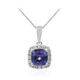 Collana in oro con Tanzanite AAA