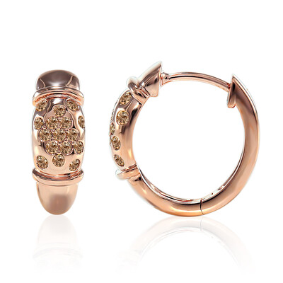 Orecchini in oro con Diamante Rose de France SI1 di Argyle (Annette)