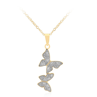 Collana in argento con Diamante I3 (I)