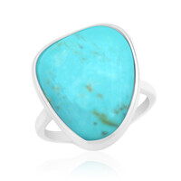 Anello in argento con Turchese Kingman (Anne Bever)