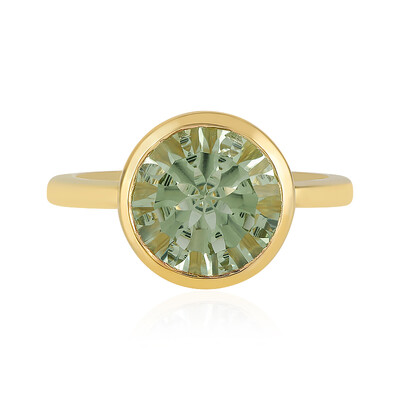 Anello in argento con Ametista Verde (MONOSONO COLLECTION)