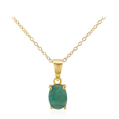 Collana in argento con Smeraldo Brasiliano