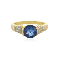 Anello in argento con Fluorite Cangiante