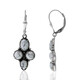 Orecchini in argento con Howlite (Desert Chic)