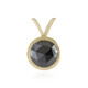 Ciondolo in oro con Diamante Nero