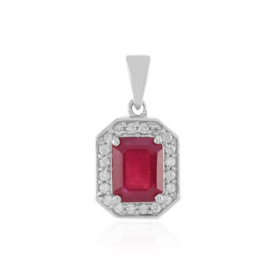 Ciondolo in argento con Rubino del Madagascar