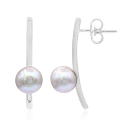 Orecchini in argento con Perla di Acqua Dolce (TPC)
